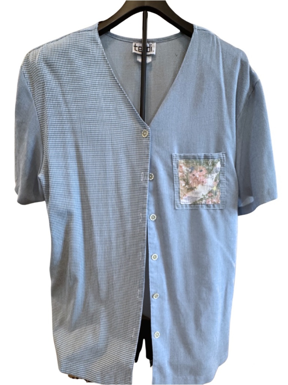 Teddi Vintage Grandma Style Women’s Button Down